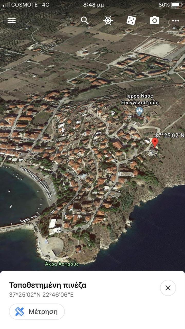 Villa Castle Sea View Parálion Ástros Kültér fotó